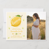Schattigee Citrus Citrus Baby shower Foto Kaart (Voorkant)