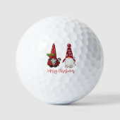 Schattigee Classic Gnomes Custom Christmas Golfballen (Voorkant)