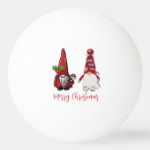 Schattigee Classic Gnomes Custom Christmas Pingpongbal (Voorkant)