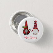 Schattigee Classic Gnomes Custom Christmas Ronde Button 3,2 Cm (Voorkant /achterkant)