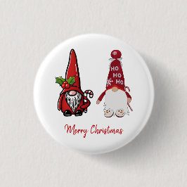 Schattigee Classic Gnomes Custom Christmas Ronde Button 3,2 Cm
