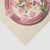 Schattigee Classic Rococo Girl Rozen Bow Shoe Tissuepapier (Detail)