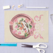 Schattigee Classic Rococo Girl Rozen Bow Shoe Tissuepapier (Craft)