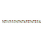 Schattigee Classic Santa Whimsey VAKANTIE CADEAU D Grosgrain Lint (Voorkant)