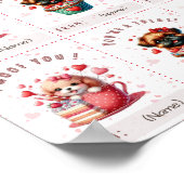 Schattigee Classroom Valentijn Kaart Printable voo Poster (Hoek)