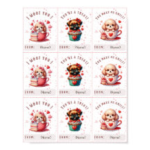 Schattigee Classroom Valentijn Kaart Printable voo