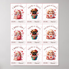 Schattigee Classroom Valentijn Kaart Printable voo Poster