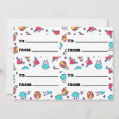 Schattigee Classroom Valentijnsdag Custom Photo Ca Feestdagenkaart (Achterkant)