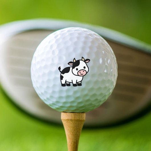 Schattigee Clipart-Koe Golfballen
