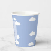 Schattigee Cloud 9 Negen Baby shower Whimsical Par Papieren Bekers (Links)