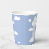 Schattigee Cloud 9 Negen Baby shower Whimsical Par Papieren Bekers (Rechts)