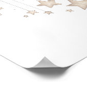 Schattigee Cloud en Stars Poster Print (Hoek)