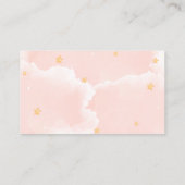 Schattigee Cloud Nine Stars Luier Raffle Baby show Informatiekaartje (Achterkant)