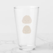 Schattigee Cloud Poodle Doodle Glas (Achterkant)