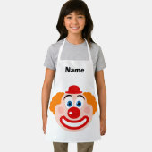 Schattigee clown gezicht aangepaste tekening schor schort (Insitu)