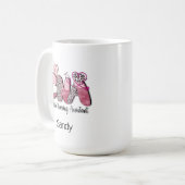 Schattigee CNA Westerne typografie 15 ounce Koffiemok (Voorkant links)