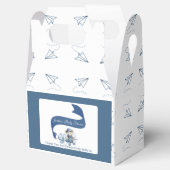 Schattigee Co-Pilot Baby Jongensdouche Bedankdoosjes (Geopend)