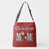 Schattigee Cockapoo Dog Mam Crossbody Tas (Achterkant)