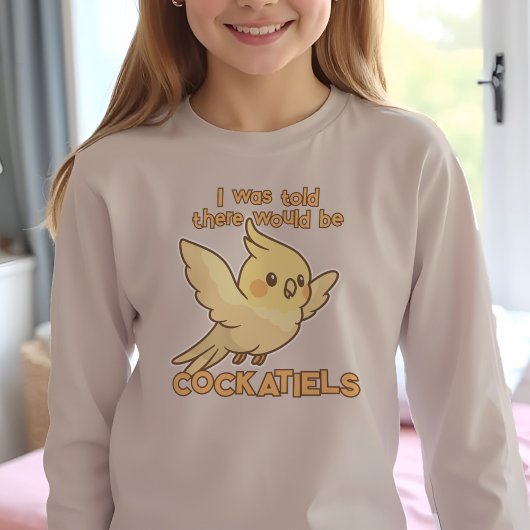 Schattigee Cockatiel Kawaii Yellow Pet Bird Ik kre Tri-Blend Shirt