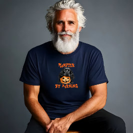 Schattigee Cocker Spaniel Halloween sinaasappel Ir T-shirt