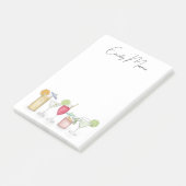 Schattigee cocktail Drink kleurrijke eenvoudige ka Post-it® Notes (Schuin)