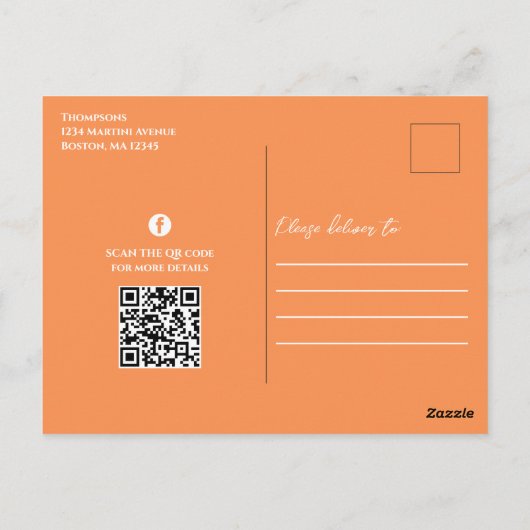 Schattigee Cocktail Party Martini Drink Custom Briefkaart (Achterkant)