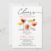 Schattigee Cocktail Vrijgezellenfeest Party Kaart (Voorkant)