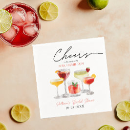 Schattigee Cocktail Vrijgezellenfeest Party Servet