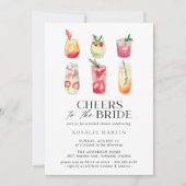 Schattigee cocktails | Simple Fun Summer Vrijgezel Kaart (Voorkant)