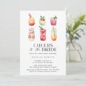 Schattigee cocktails | Simple Fun Summer Vrijgezel Kaart (Staand voorkant)