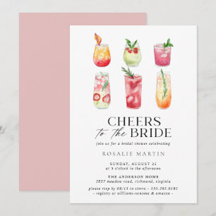 Schattigee cocktails   Simple Fun Summer Vrijgezel Kaart