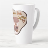 Schattigee Coffee Lover Beer Cup – Grappig Quote O Latte Mok (Rechterhoek)