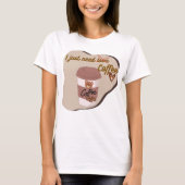 Schattigee Coffee Lover Beer Cup – Grappig Quote O T-shirt (Voorkant)