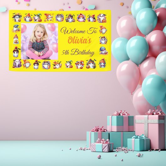 Schattigee Coffee Lover Ghost Banner voor de verja