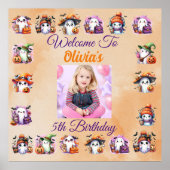 Schattigee Coffee Lover Ghost Poster voor de verja (Voorkant)