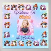 Schattigee Coffee Lover Ghost Poster voor de verja (Voorkant)