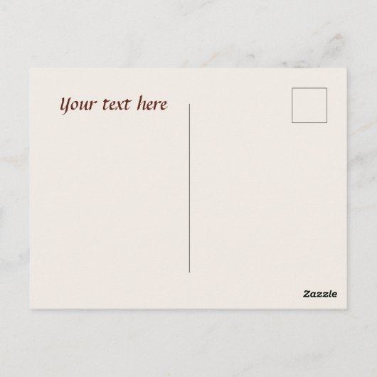 Schattigee coffeeshop dank u voor verkopers briefkaart (Achterkant)