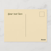 Schattigee coffeeshop dank u voor verkopers briefkaart (Achterkant)