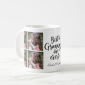 Schattigee Collage Foto Beste oma ooit Grootmoeder Koffiemok (Voorkant links)