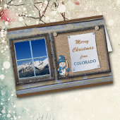 Schattigee Colorado Bulletin Board Kerst Kaart