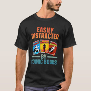 Schattigee Comic Book Design voor Mannen Vrouwen C T-shirt