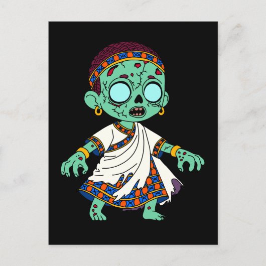 Schattigee Congolese zombie Briefkaart (Voorkant)