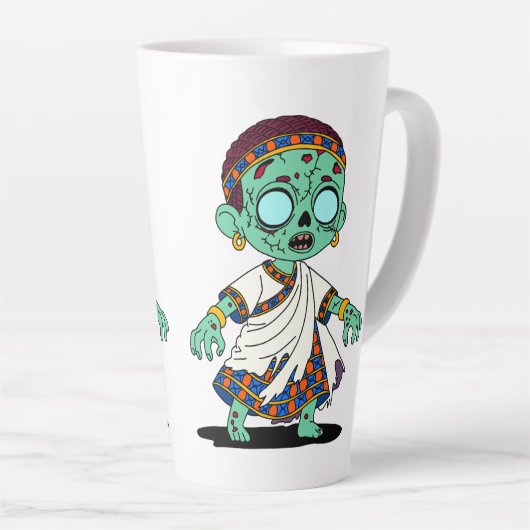 Schattigee Congolese zombie Latte Mok (Rechterhoek)