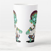 Schattigee Congolese zombie Latte Mok (Voorkant)