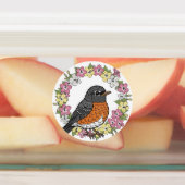 Schattigee Connecticut Bird met Mirabilis Labels (Aangebracht)