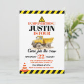 Schattigee constructie Elke leeftijd verjaardagsfe Kaart (Staand voorkant)