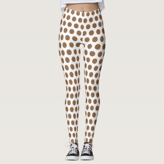 Schattigee Cookie Foodie Workout Leggings (Voorkant)