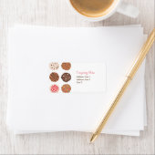 Schattigee cookies Cookie Business Address Label (Insitu)