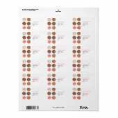 Schattigee cookies Cookie Business Address Label (Full Sheet)