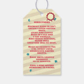 Schattigee cookies gepersonaliseerd vanuit de keuk cadeaulabel (Achterkant)